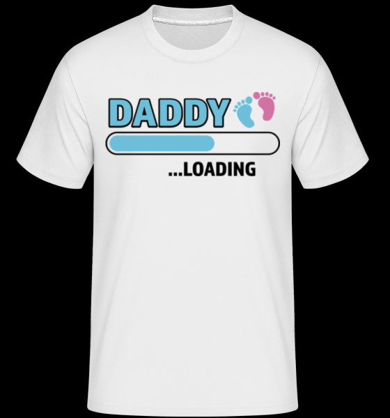 Daddy Loading weiß T-Shirt für Herren