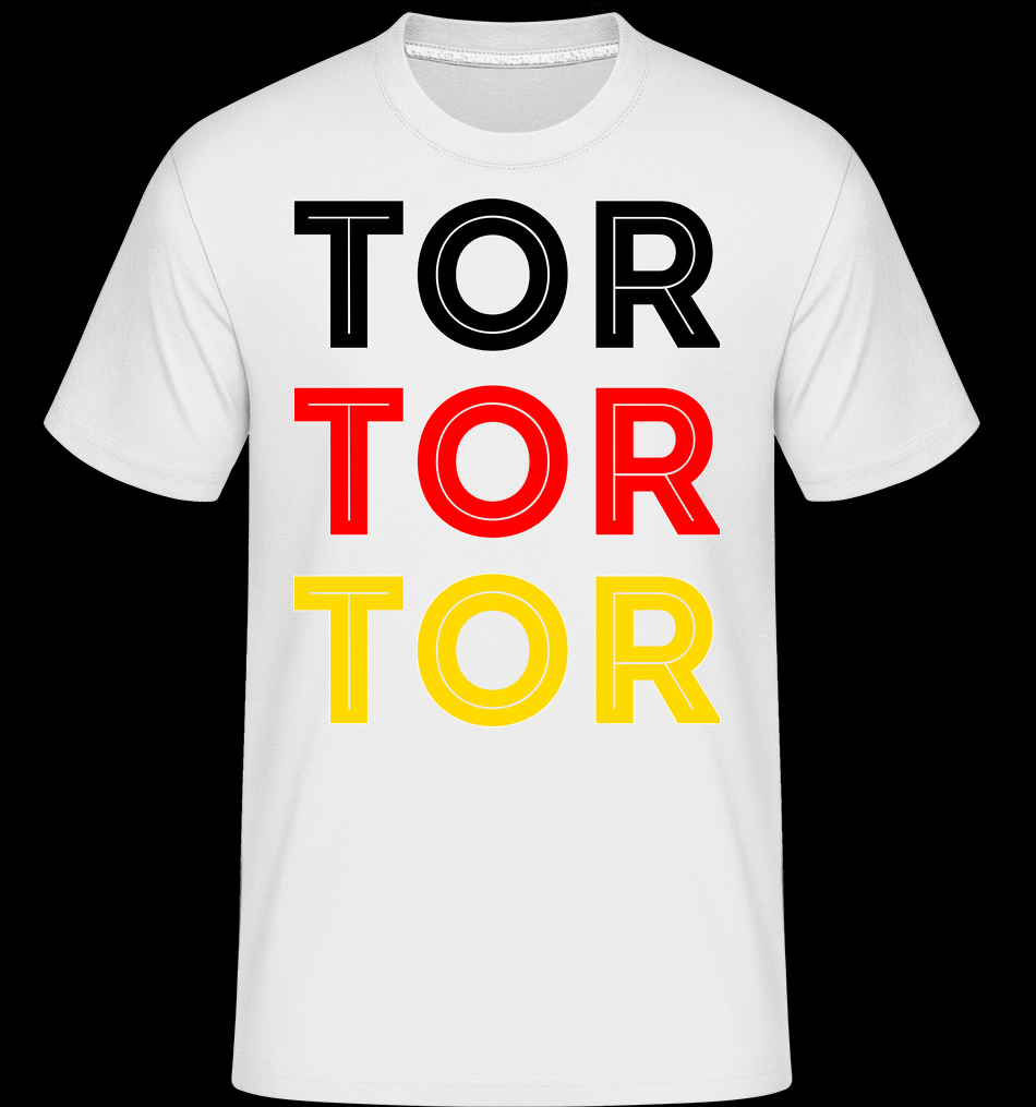 Tor Tor Tor weiß Sport T-Shirt für Herren