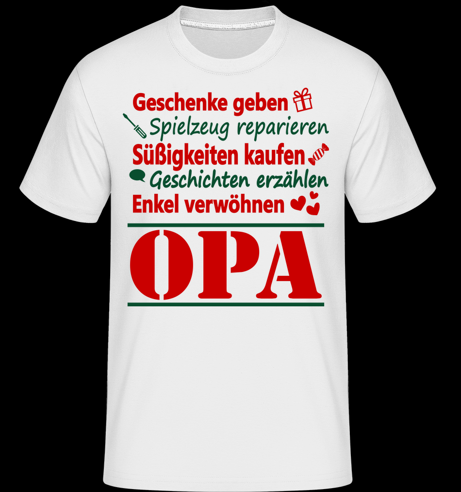 Der Perfekte Opa weiß T-Shirt für Herren