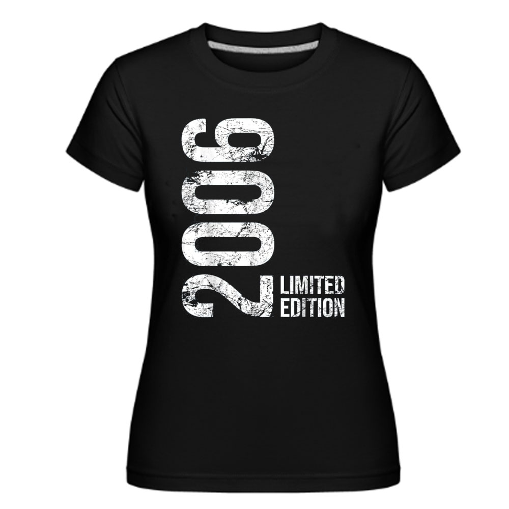 18. Geburtstag Junge Mädchen 18 Jahre 2006 Geburtstags schwarz T-Shirt