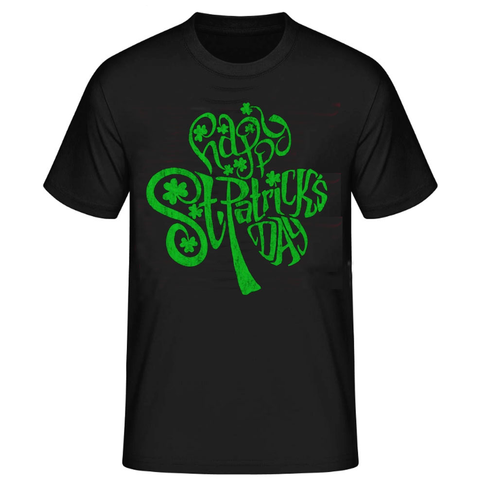 St. Patricks Day Herren schwarz T-Shirt