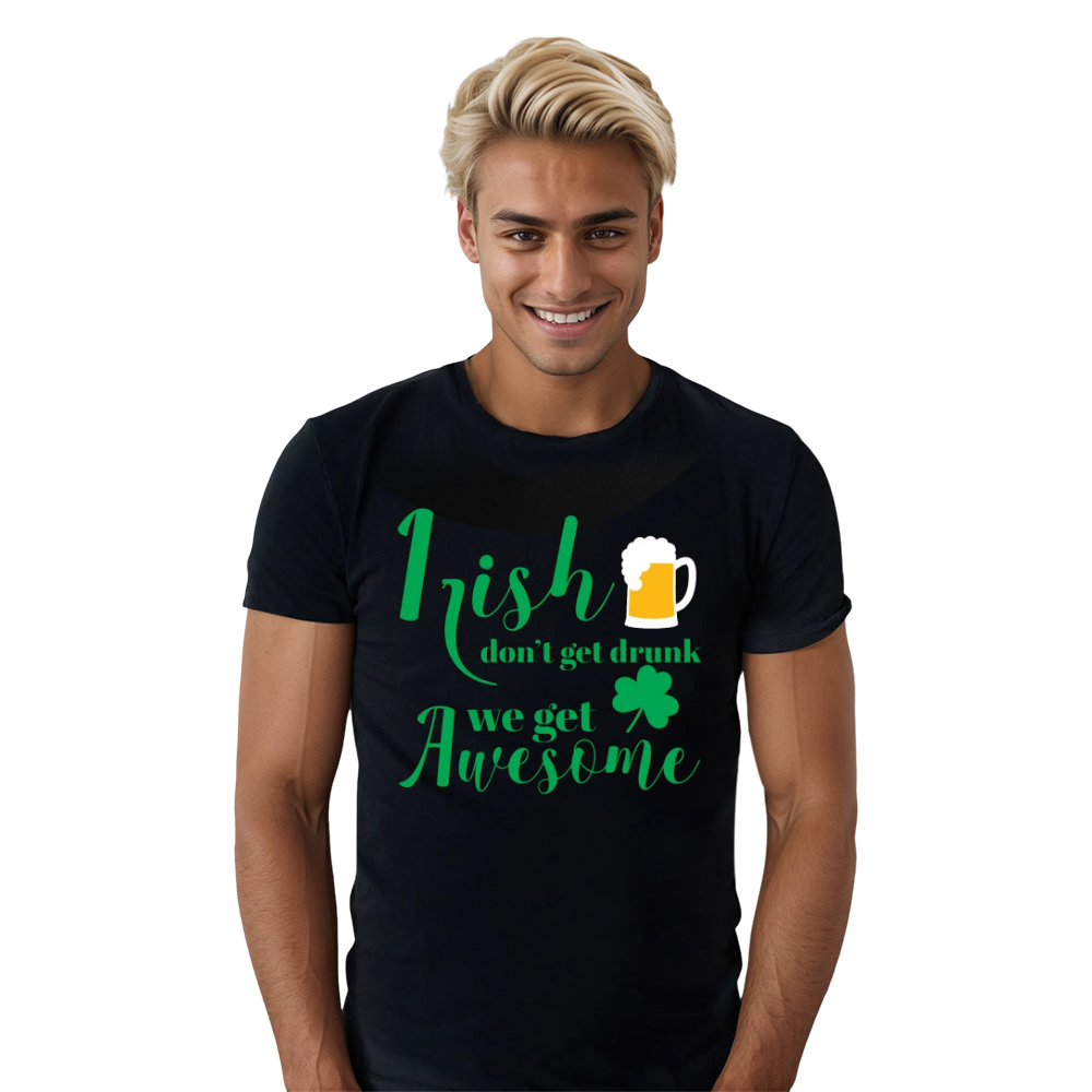 St Patricks Day - Irish - Bier - Funny Herren schwarz T-Shirt