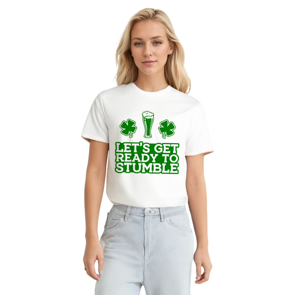 St. Patricks Day Trinken Alkohol Bier Irland T-Shirt weiß T-Shirt