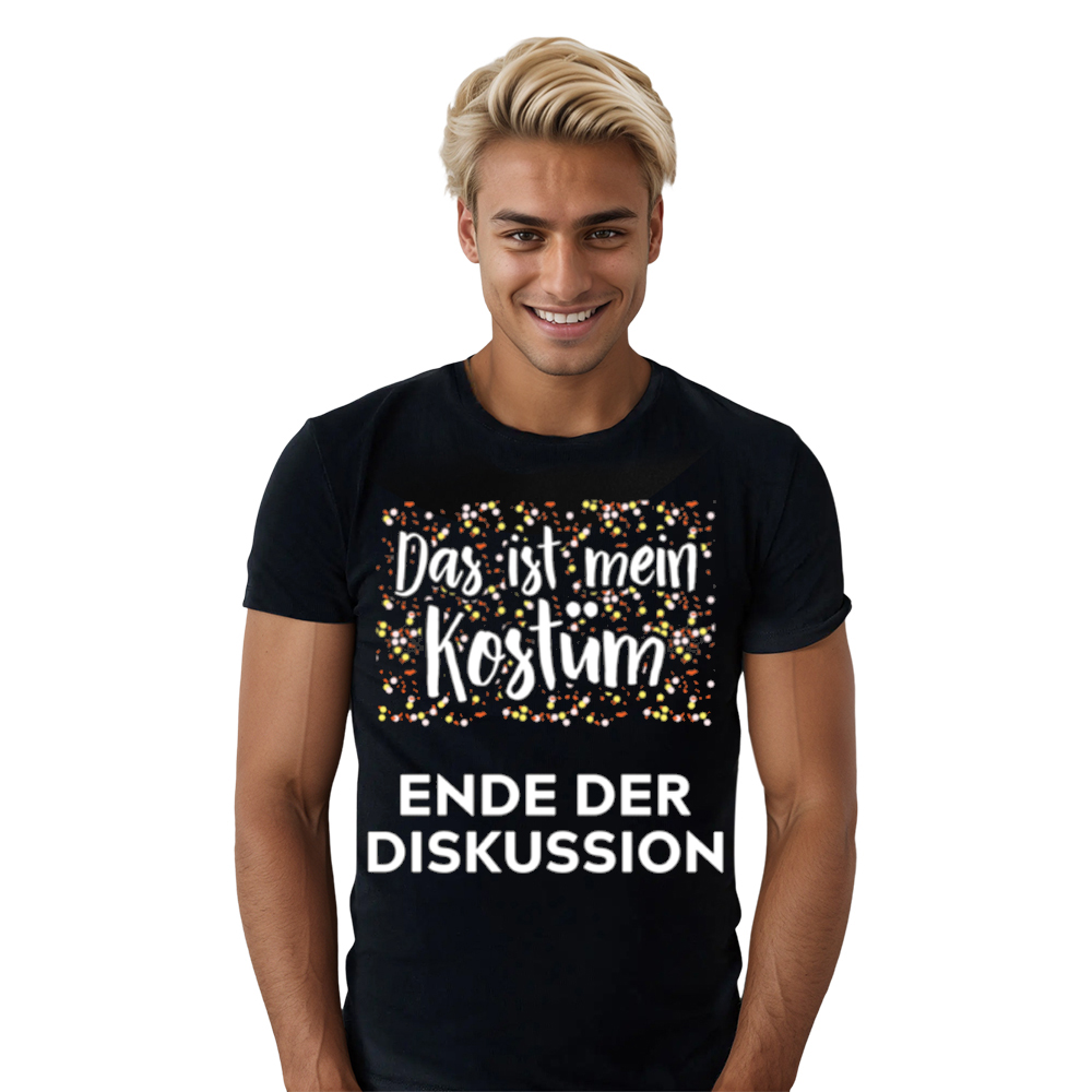 Das Ist Mein Karneval Kostüm schwarz Männer T-Shirt