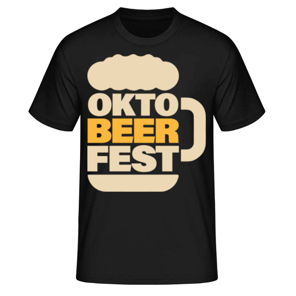 Oktobeerfest Oktoberfest 2024 schwarz T-Shirt für Herren 