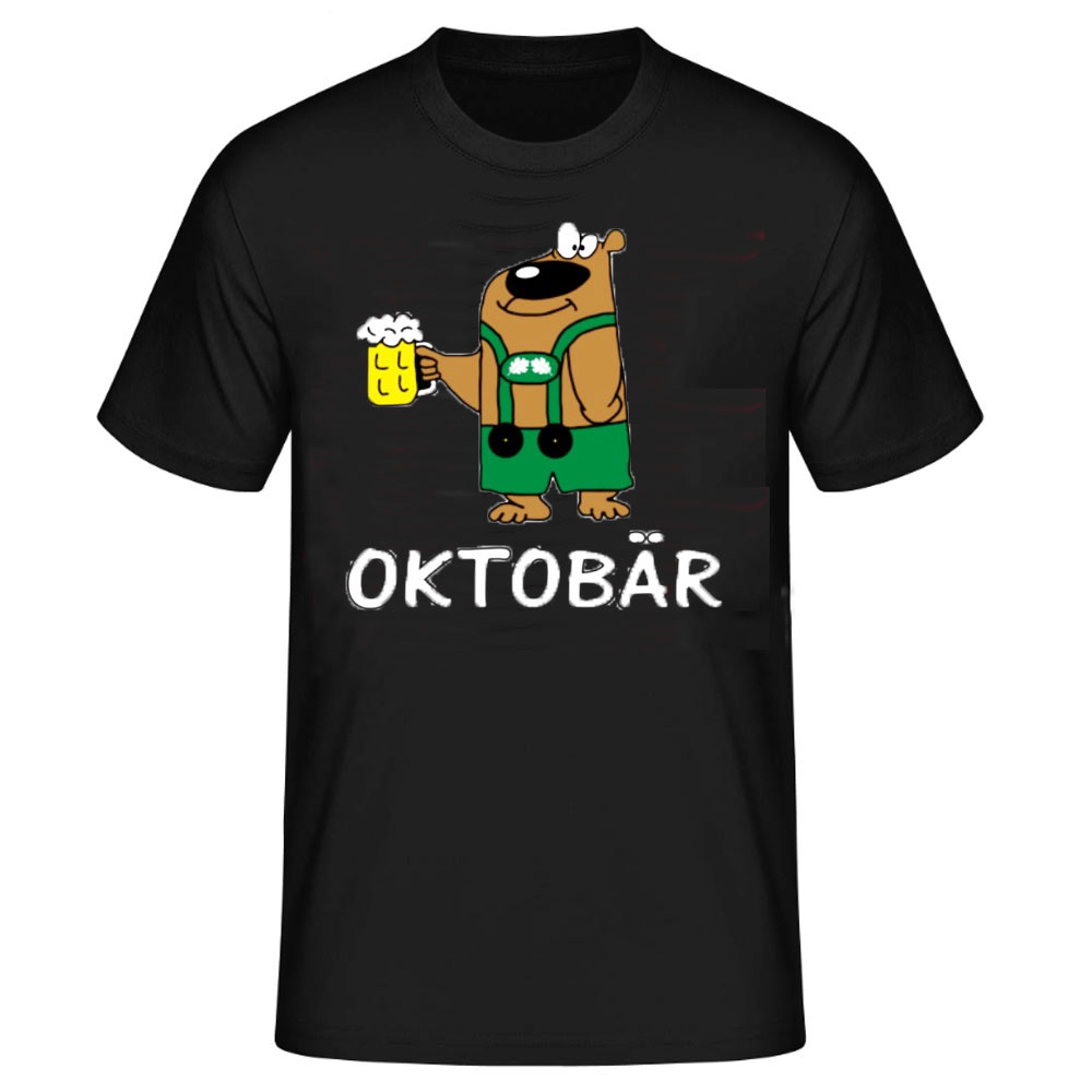 Oktobär weiß T-Shirt für Herren 