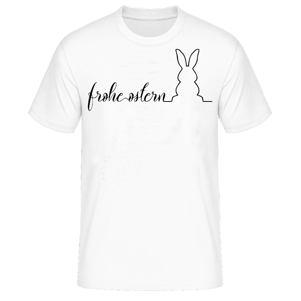 Frohe Ostern Herren weiß T-Shirt