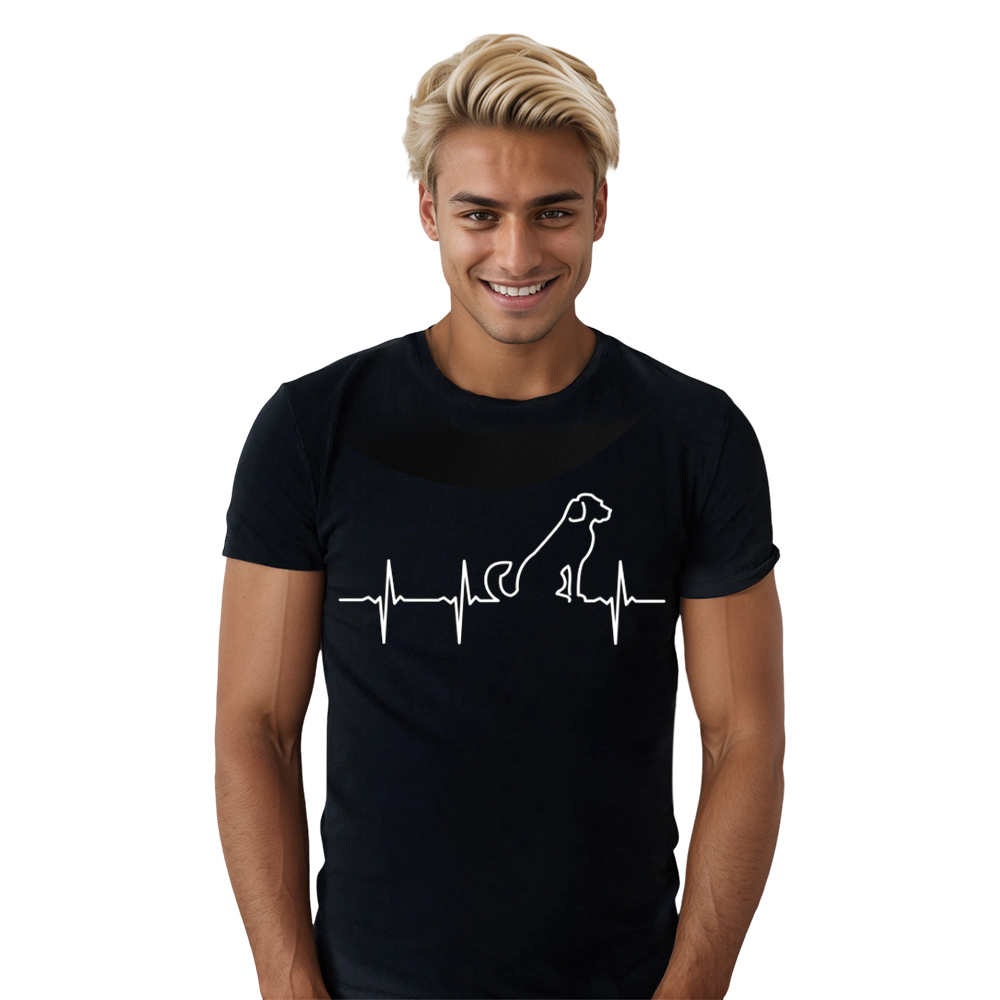 Dog - Heartbeat schwarz T-Shirt