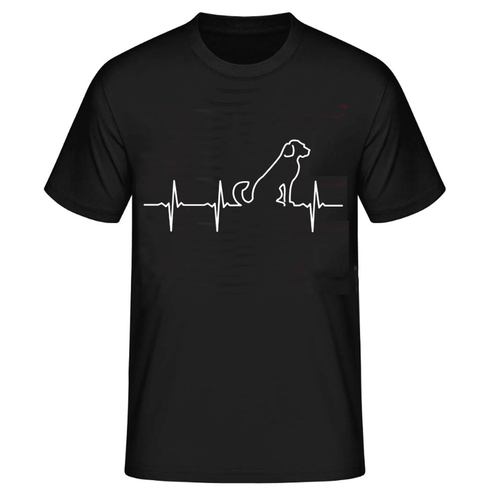 Dog - Heartbeat schwarz T-Shirt