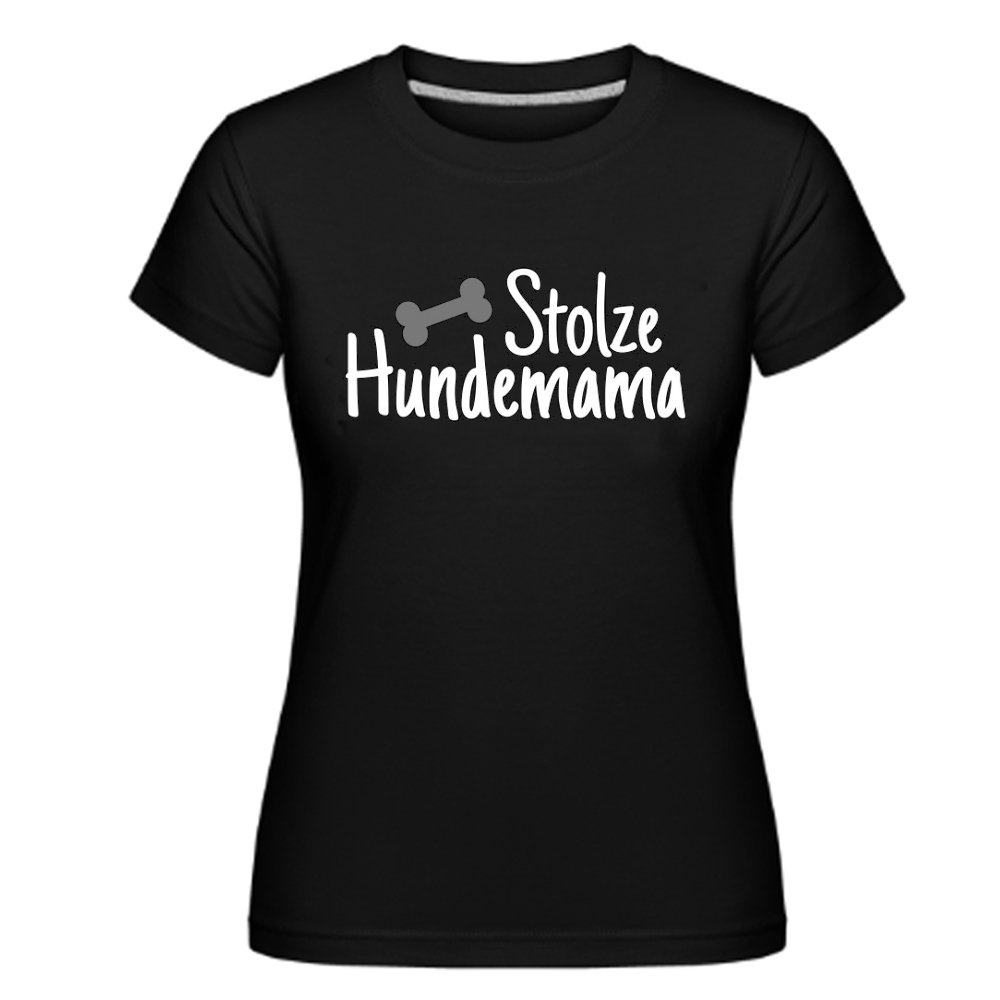 Stolze Hundemama Frauen schwarz T-Shirt