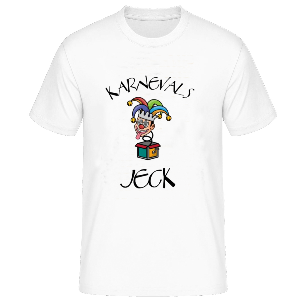 Karneval 2025 weiß T-Shirt für Herren 
