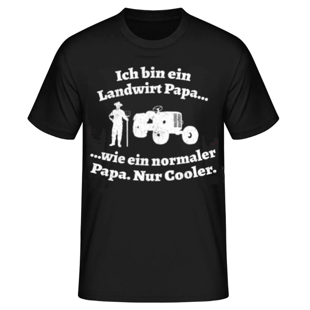 Landwirt Papa Nur Cooler Vatertag Männer T-Shirt für Herren