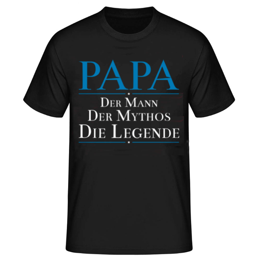 Papa Die Legende Vatertag Männer T-Shirt für Herren