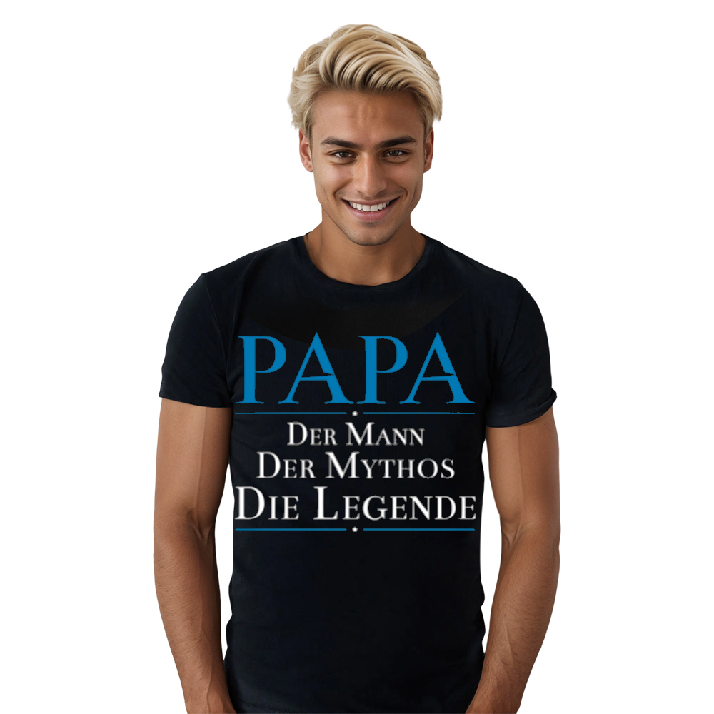 Papa Die Legende Vatertag Männer T-Shirt für Herren