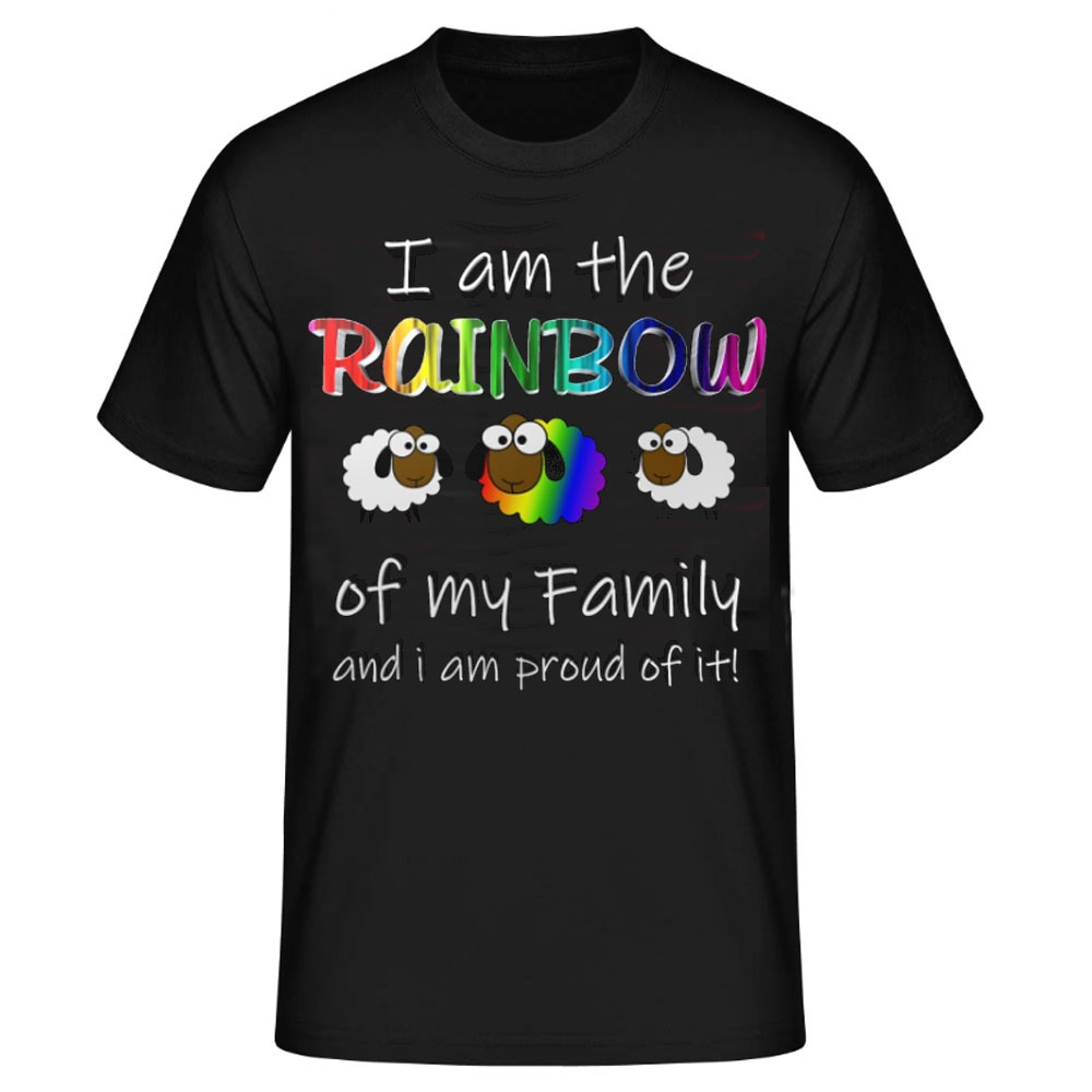 Rainbow Sheep LGBT Männer T-Shirt