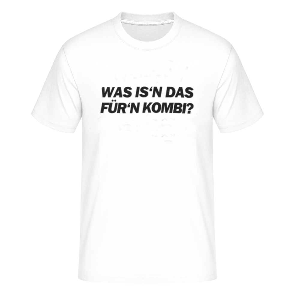 "Was'n das für'n Kombi?" T-Shirt weiß für Herren