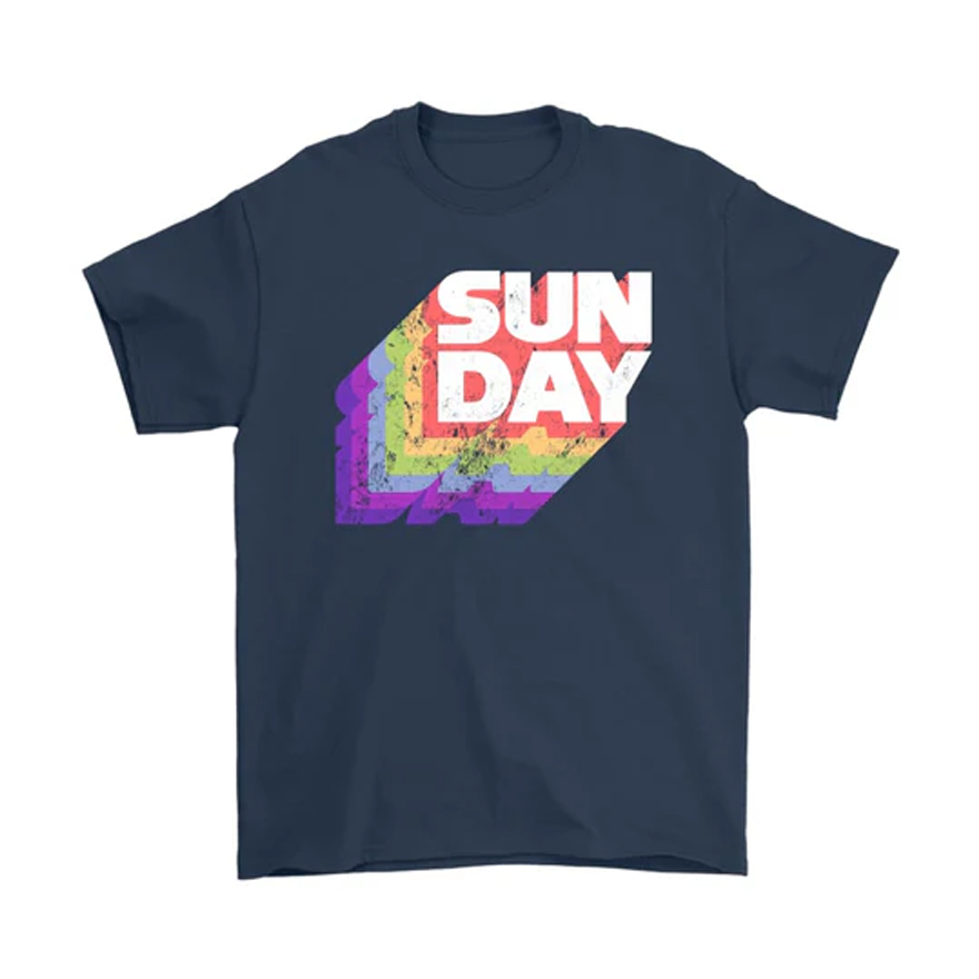 Sunday Funday Geschenk Couple T-Shirt