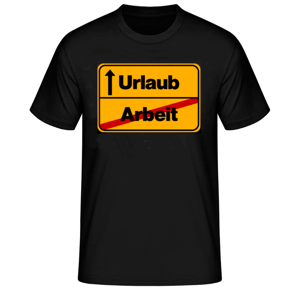 Ab In Den Urlaub! schwarz T-Shirt für Herren 