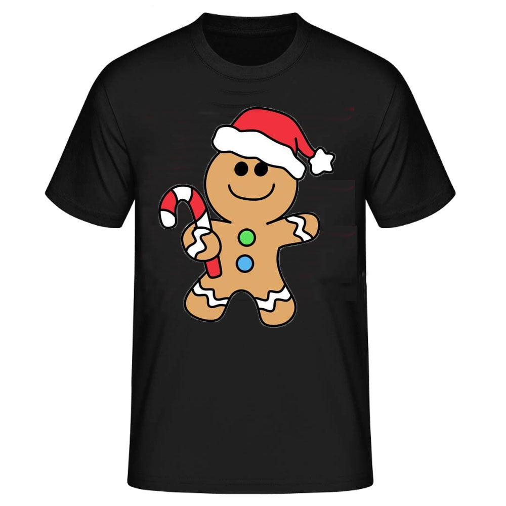 Weihnachten Lebkuchen Druck lustig T-Shirt