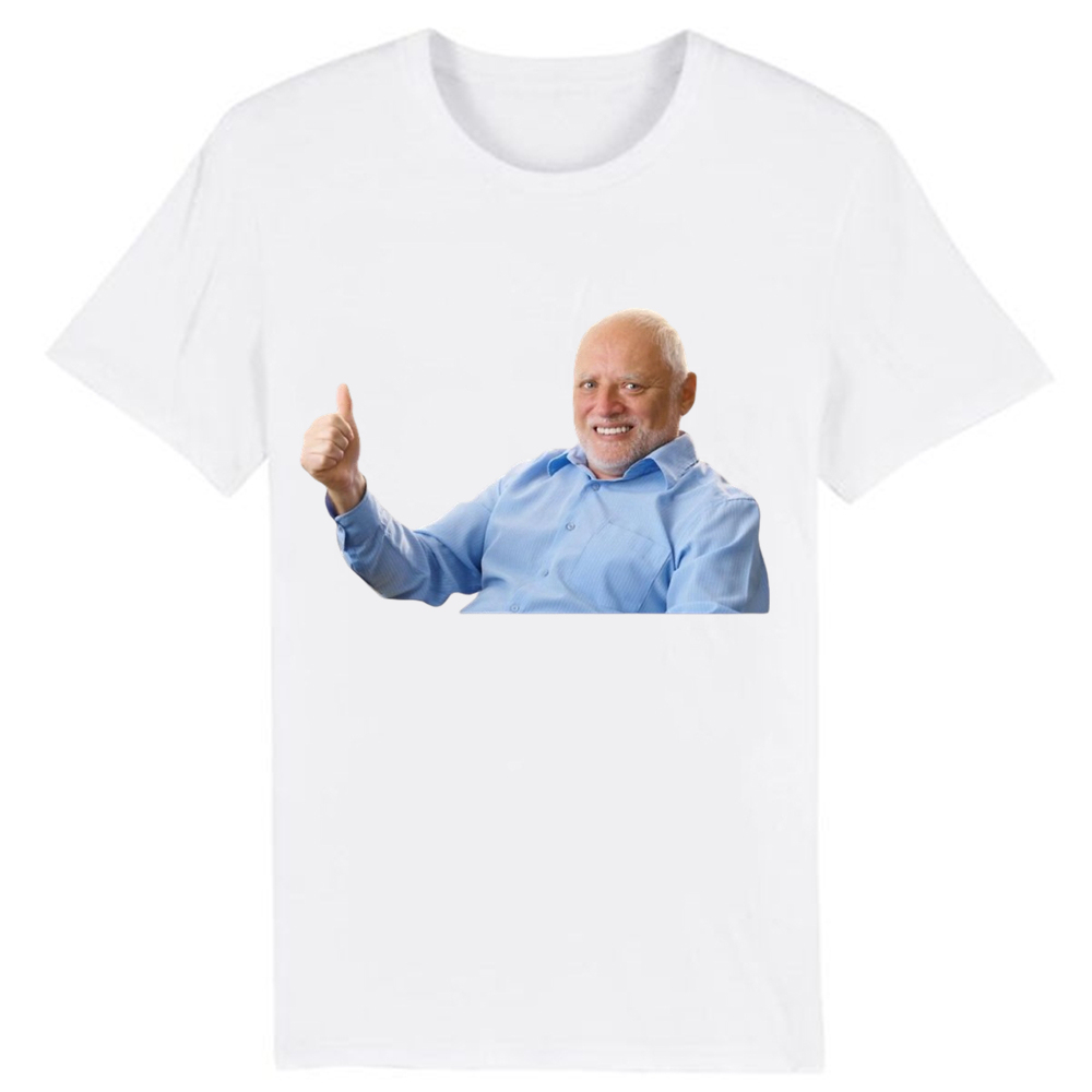 T-shirt Adulte Image Amusante 'Hide the pain Harold' Costume