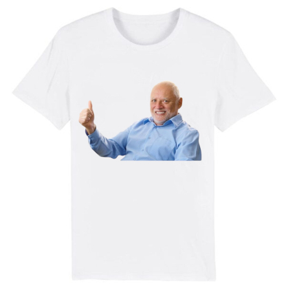 T-shirt Adulte Image Amusante 'Hide the pain Harold' Costume