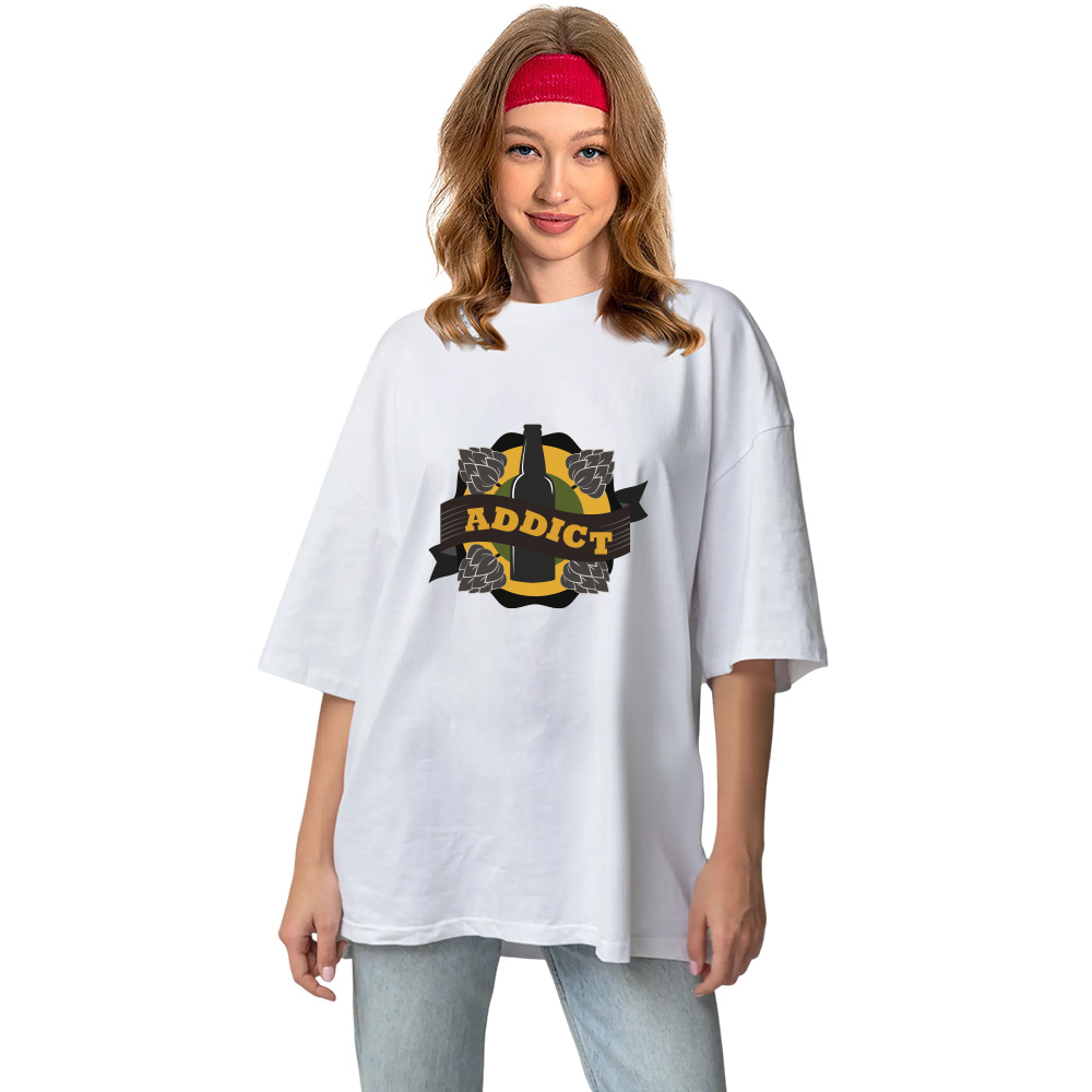 T-shirt Blanc 'Addict' Costume Ver.2