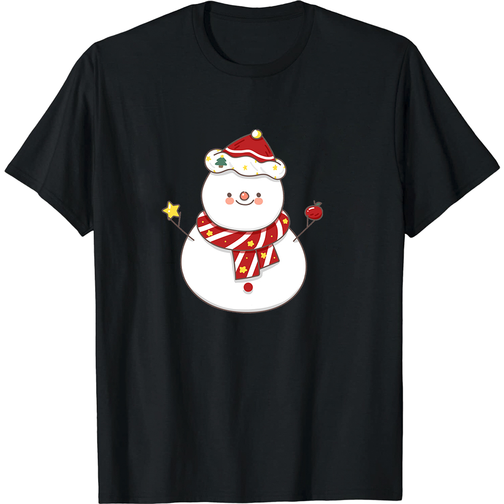 T-shirt Bonhomme de Neige de Noël