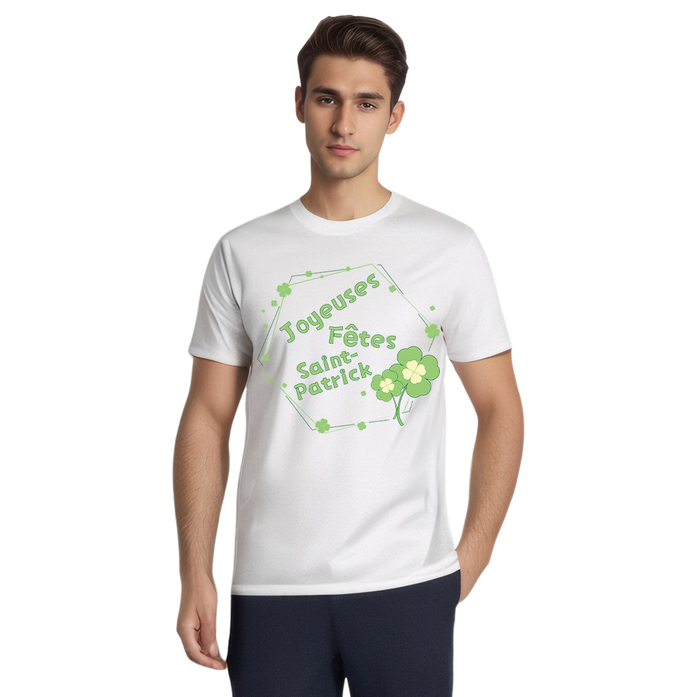 T-shirt Joyeuses Fêtes Saint-Patrick Pour Saint-Patrick Ver.3