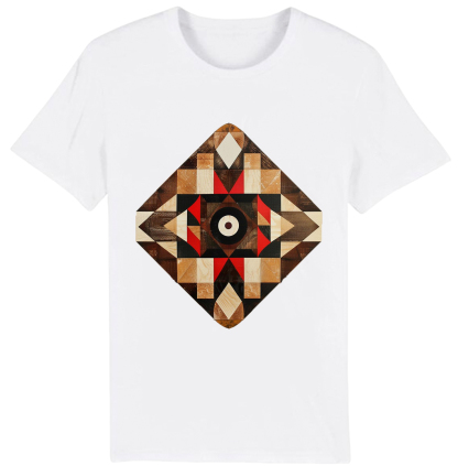 T-shirt Imprimé Figure Géométrique Costume Ver.A