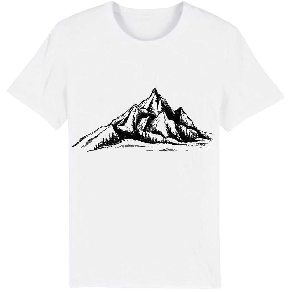 T-shirt Adulte Naturellement Montagne Costume Ver.G