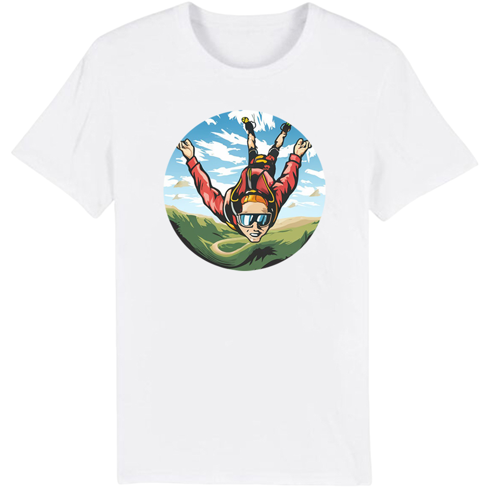 T-shirt Adulte Sport Extrêmes Saut en Parachute Costume