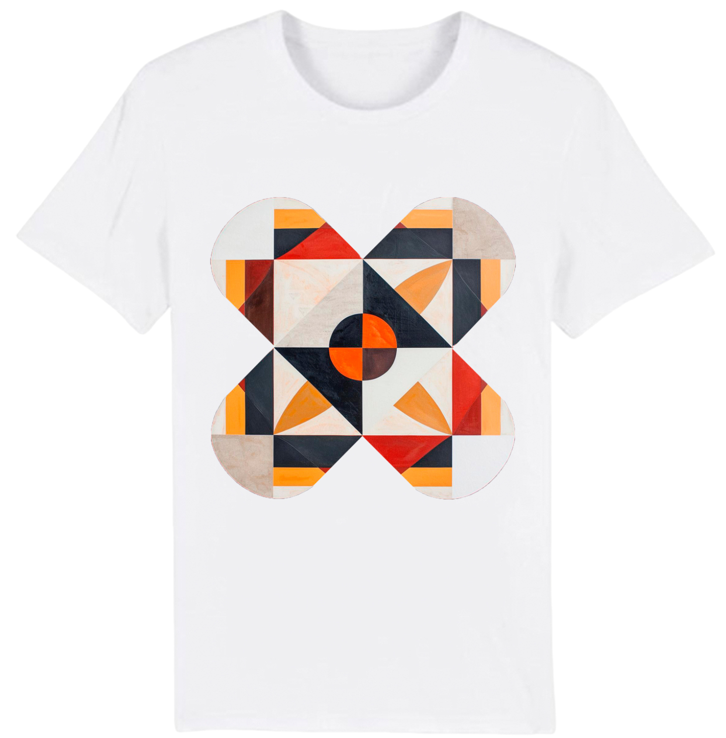 T-shirt Imprimé Figure Géométrique Costume Ver.D