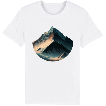 T-shirt Adulte Naturellement Montagne Enneigée Costume Ver.B