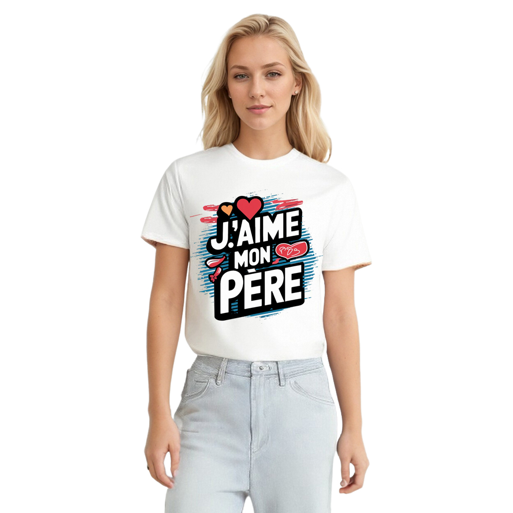 T-shirt 'J'Aime Mon Père' Costume