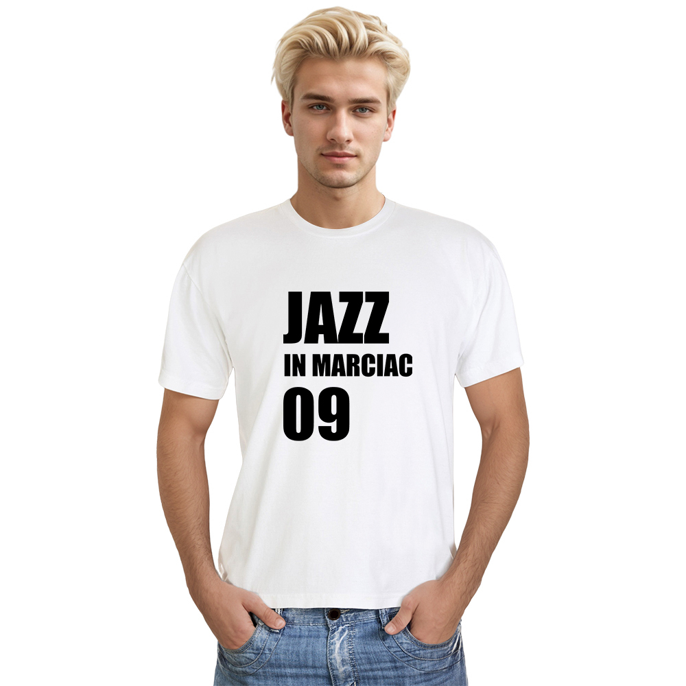 T-shirt Blanc et Noir 'Jazz in Marciac' Costume