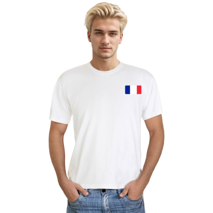 France Couleurs Bleu, Blanc et Rouge T-shirt 