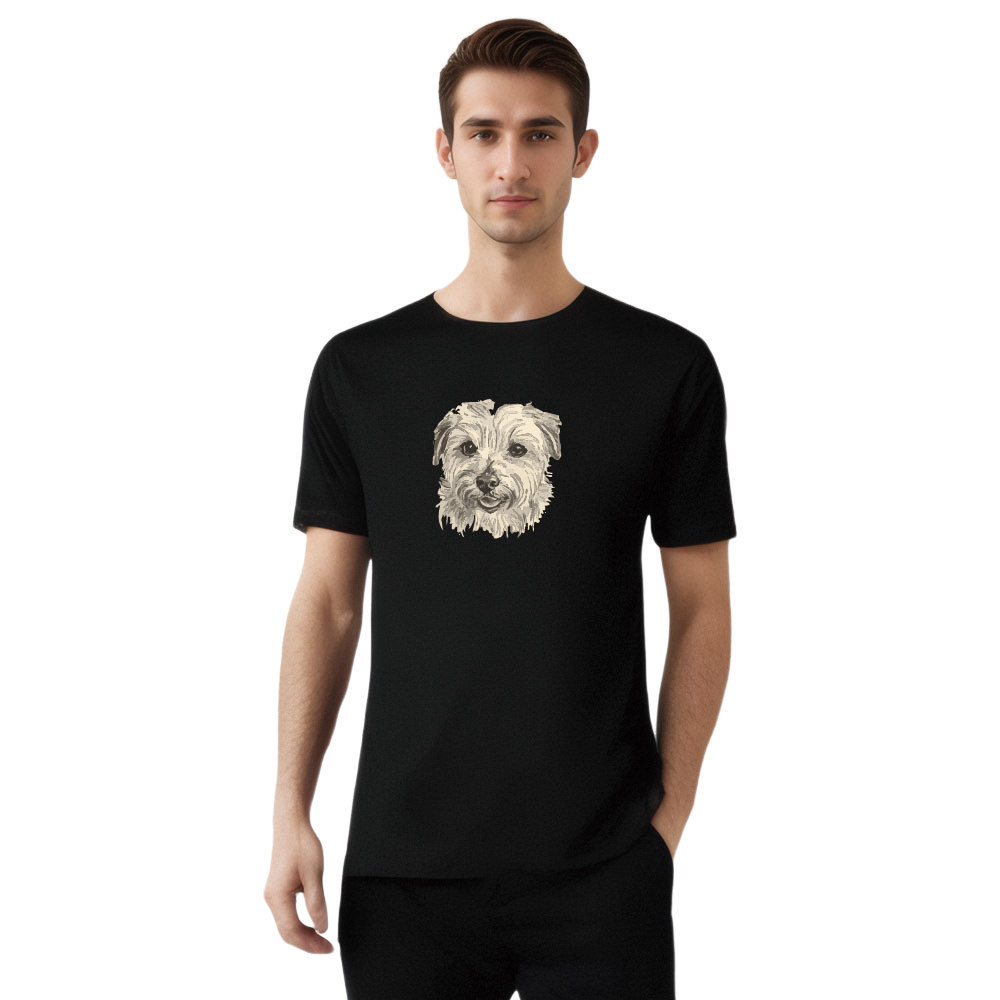 Animal Esquisse d'un Chiot Mignon T-shirt
