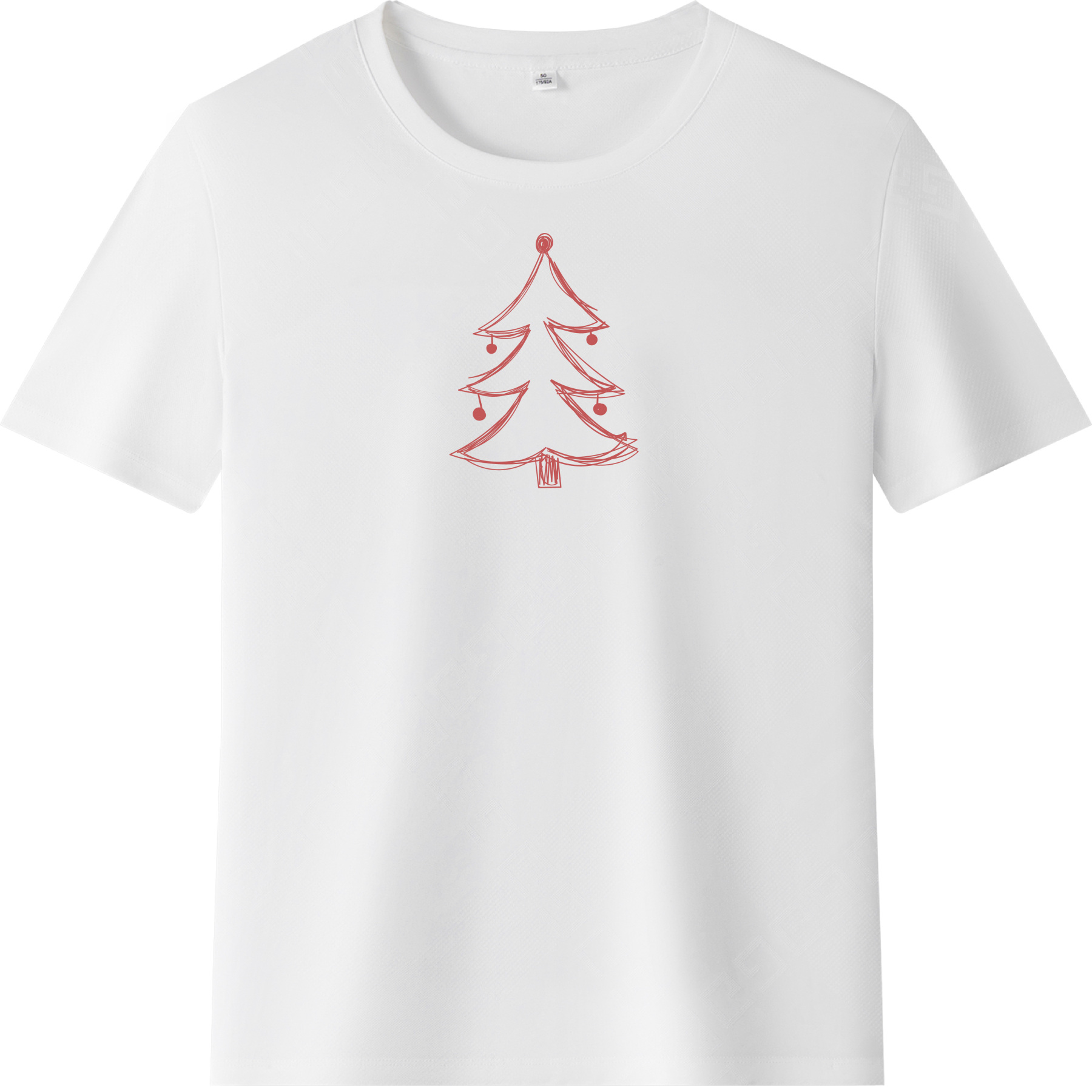 T-shirt Mignon Sapin de Noël Simple Pour Noël