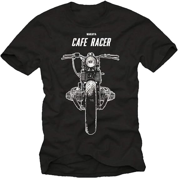 T-shirt Homme Moto 'Cafe Racer' Vintage Costume