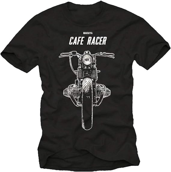 T-shirt Homme Moto 'Cafe Racer' Vintage Costume