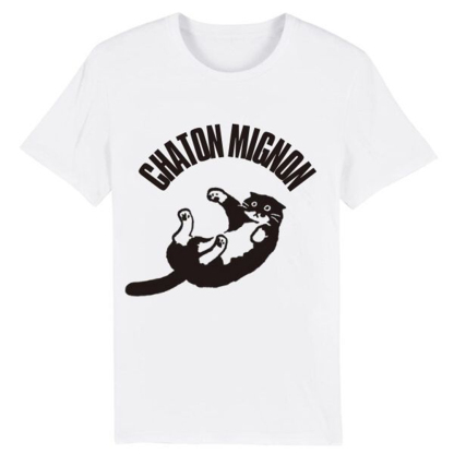 T-shirt Adulte Animal 'Chaton Mignon' Costume