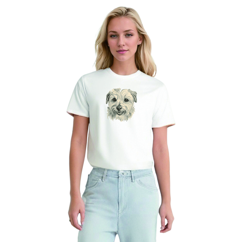 Animal Esquisse d'un Chiot Mignon T-shirt