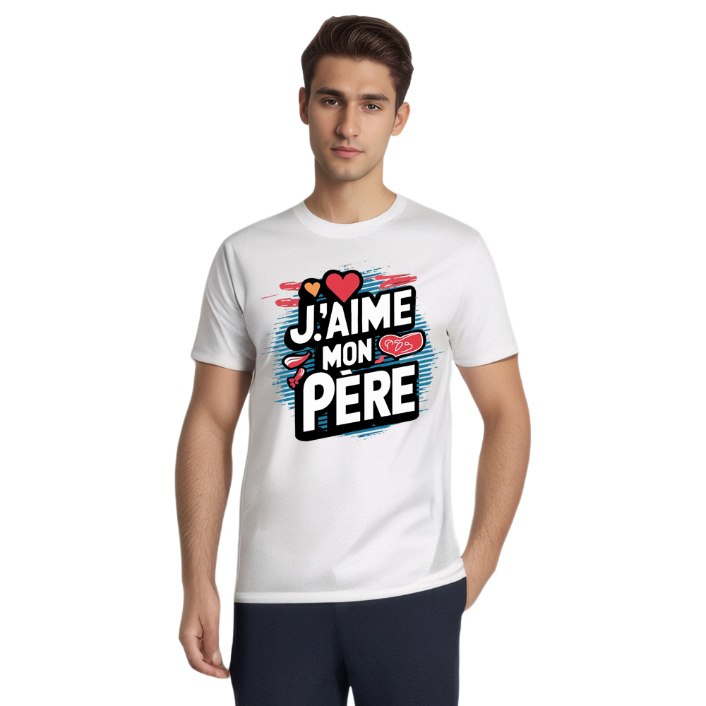 T-shirt 'J'Aime Mon Père' Costume