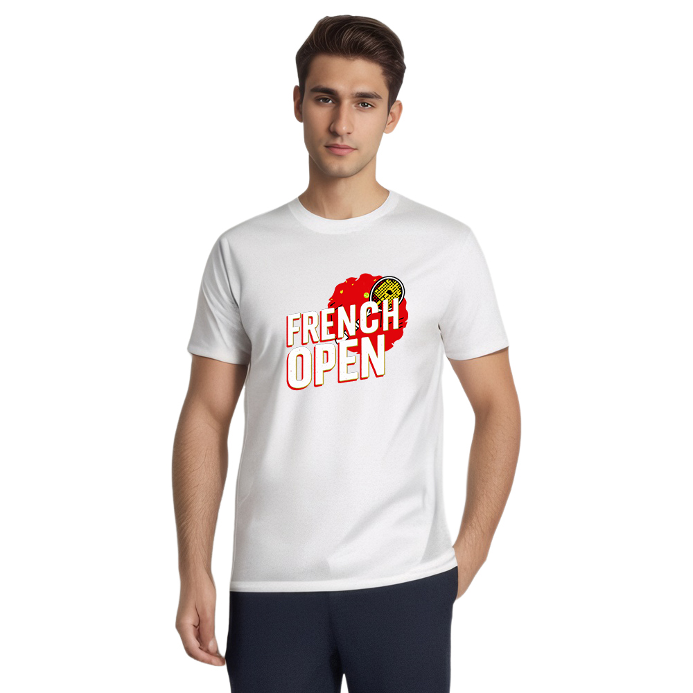 T-shirt Sport Tennis 'French Open' Costume