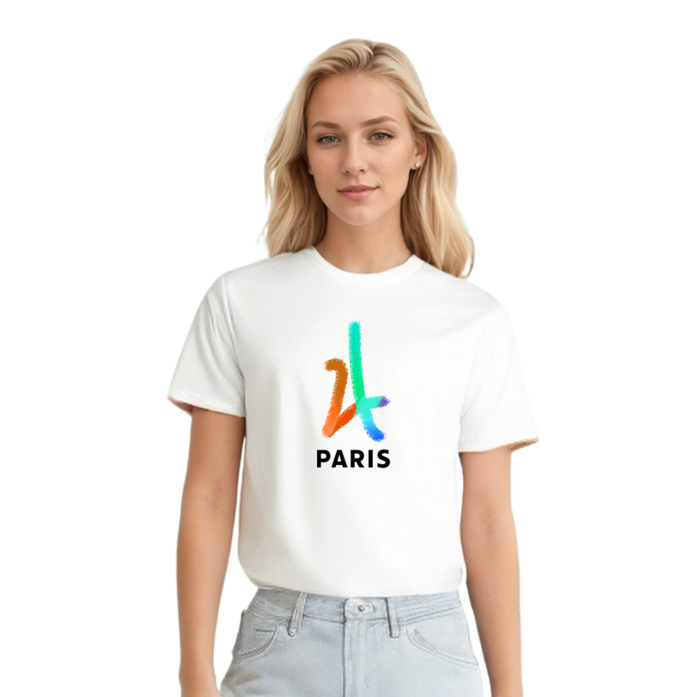 T-shirt Blanc et Noir 'Paris'