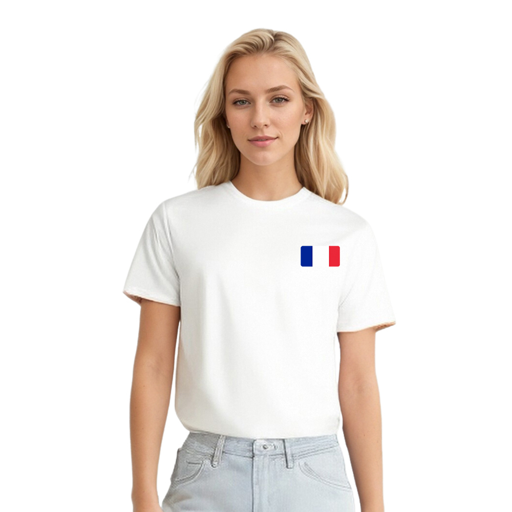 France Couleurs Bleu, Blanc et Rouge T-shirt 