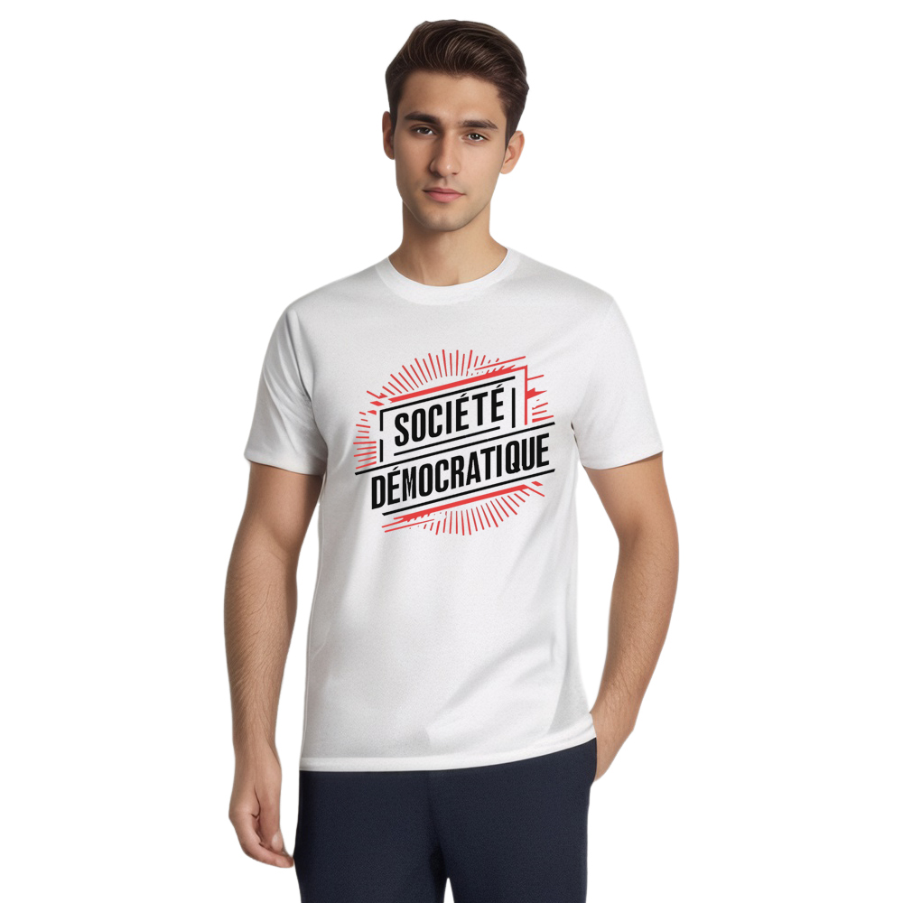 T-shirt 'Société Démocratique' Costume