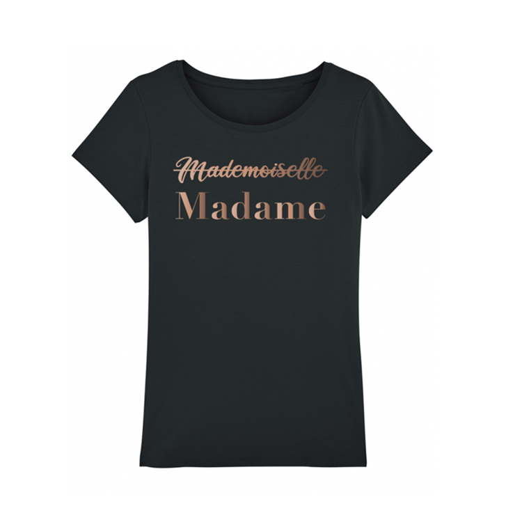 T-shirt Femme EVJF Madame Or Rose Costume
