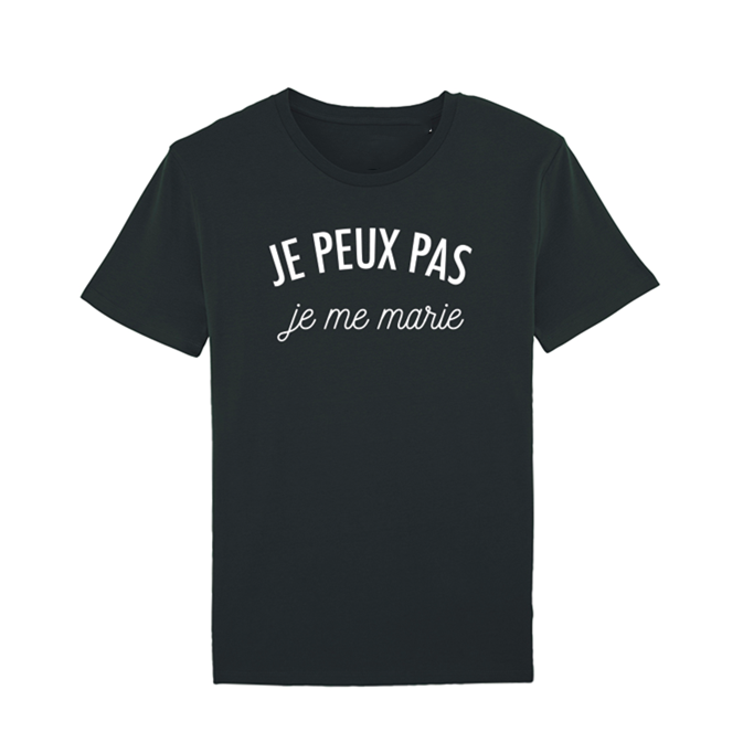 T-shirt Femme 'Je peux pas je me marie' Costume