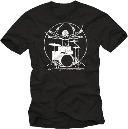T-shirt Homme Drummer Cadeau Homme Original